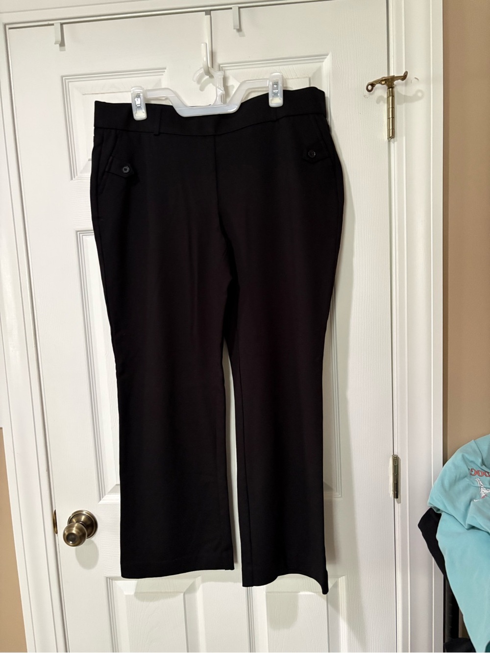Jones New York Black Boot-Cut Dress Pants